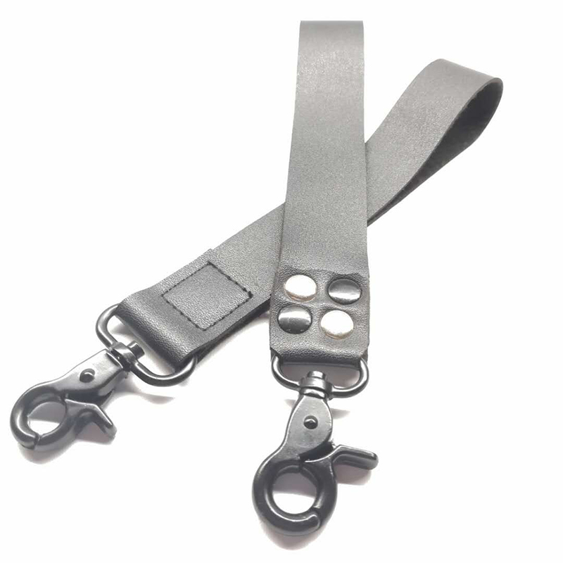 Фабрично персонализирани ремъци на едро кожени връзки къси ръчни въжета ключови въжета персонализирани